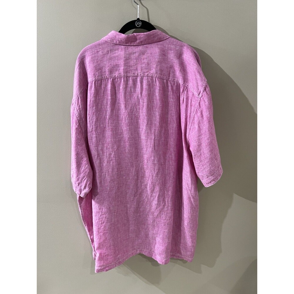 Tommy Bahama Men’s 3X Button Shirt Linen Summer Vacation Pink - Picture 2 of 11